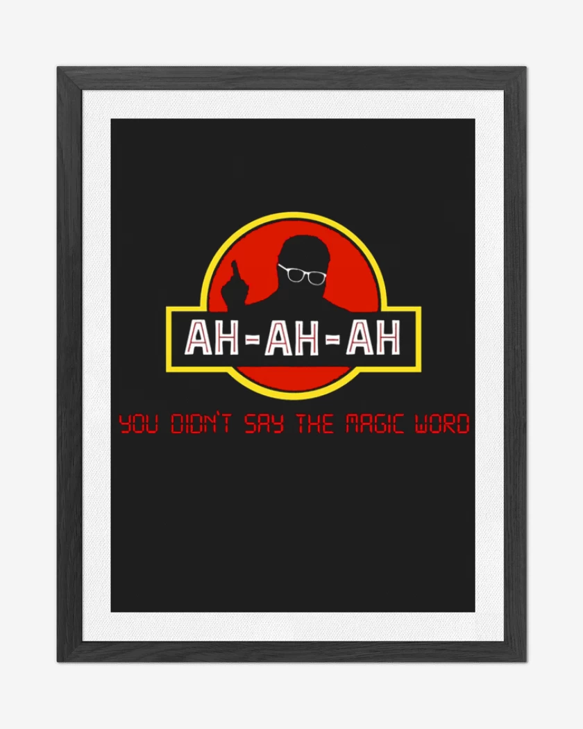Cuadro decorativo Negro de AH-AH-AH