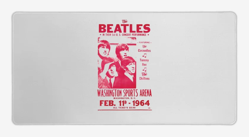 Mouse pad Gamer Afiche The Beatles 