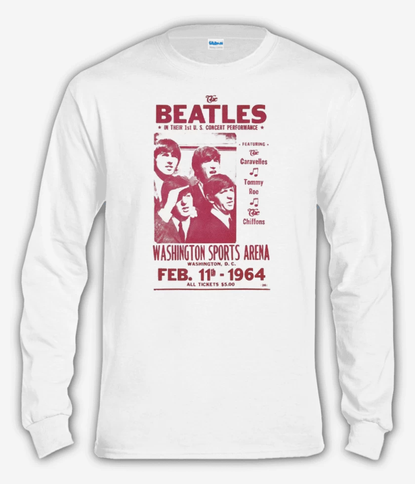 Polera manga larga Afiche The Beatles 