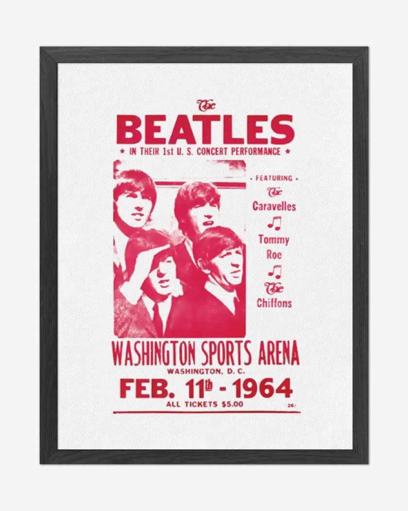 Cuadro decorativo Afiche The Beatles 