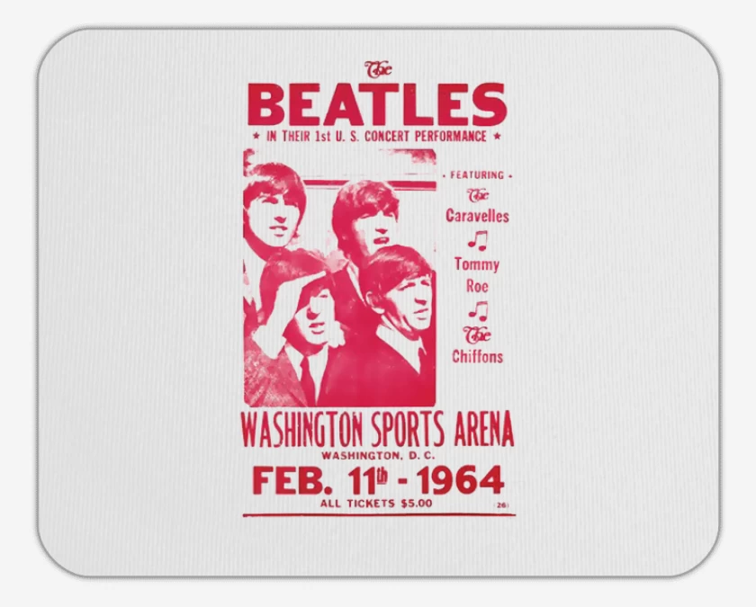Mousepad Afiche The Beatles 
