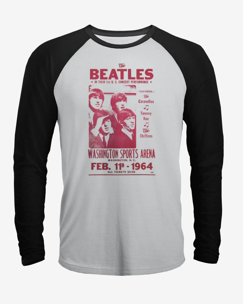 Polera Raglan Afiche The Beatles 