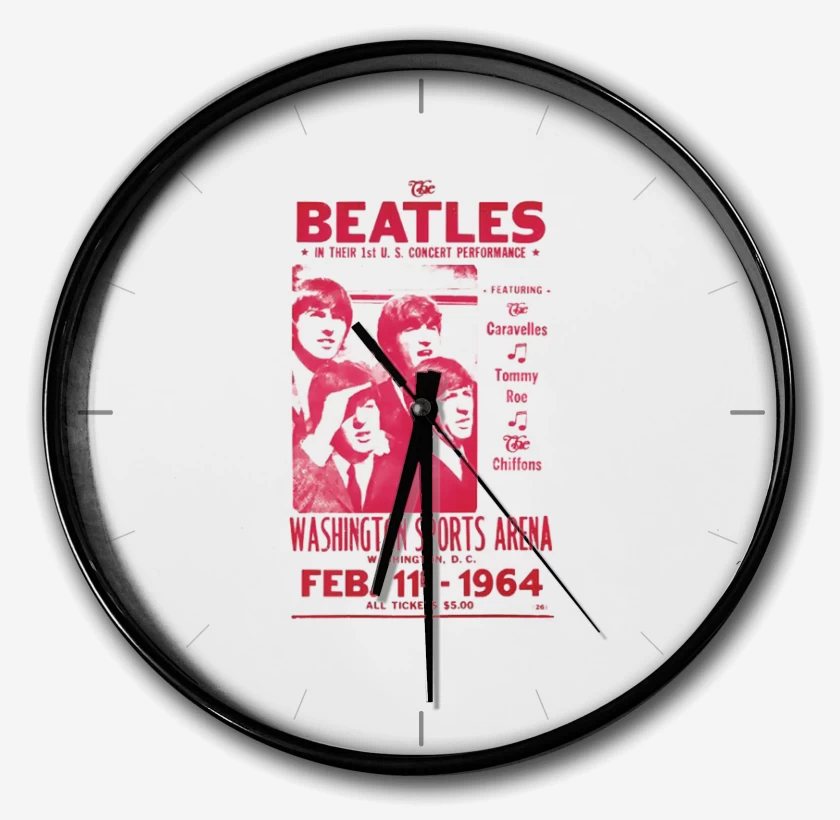 Reloj Afiche The Beatles 