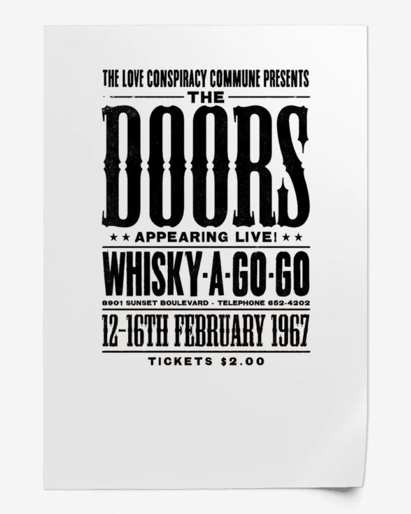 Print AFICHE THE DOORS