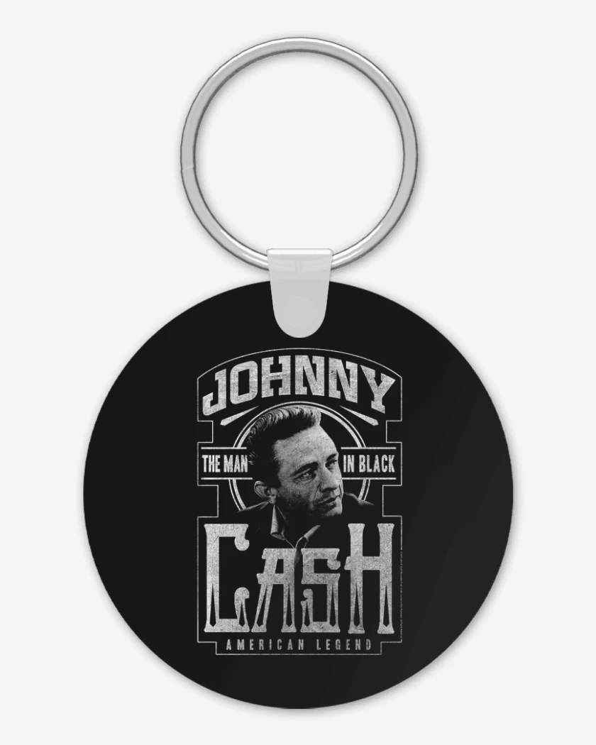 Llavero Negro de Jhonny Cash 3