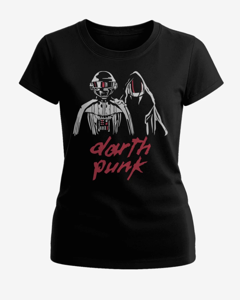 Polera de Mujer Negro de Darth Punk