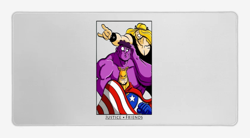 Mouse pad Gamer Amigos de la justicia