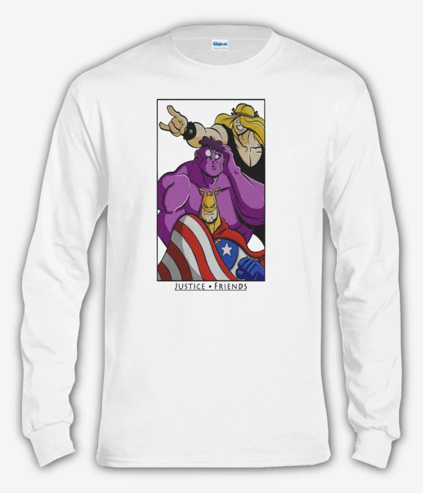 Polera manga larga Amigos de la justicia