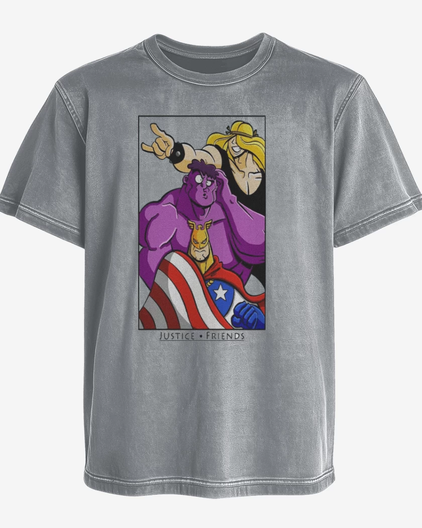 Polera desgastada Amigos de la justicia
