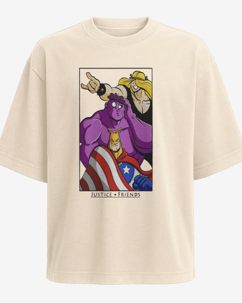 Polera Oversize Amigos de la justicia