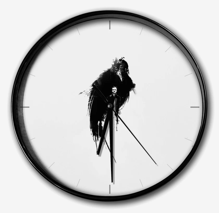 Reloj Blanco de El Cuervo Edgar Allan Poe