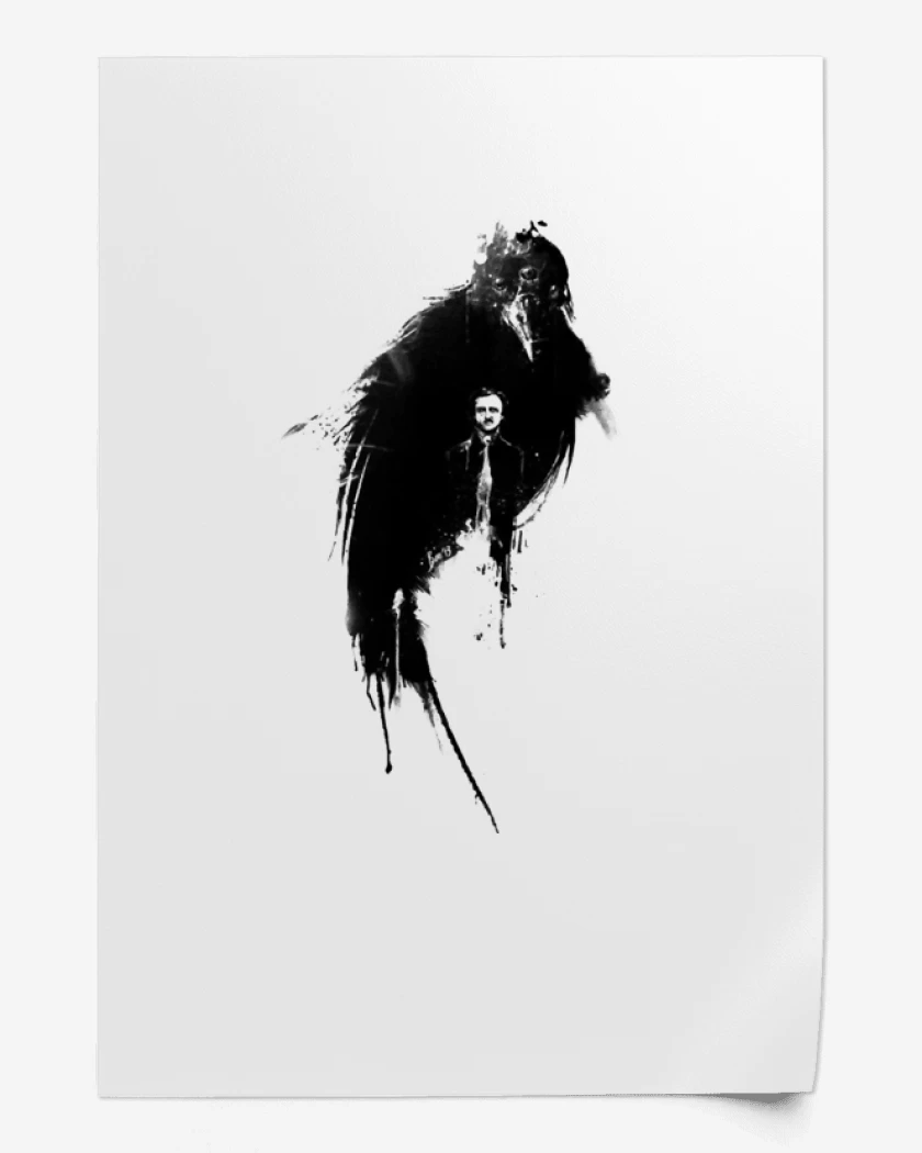 Print El Cuervo Edgar Allan Poe