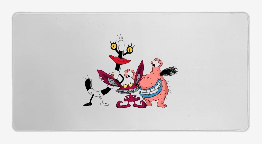 Mouse pad Gamer Blanco de Real monster