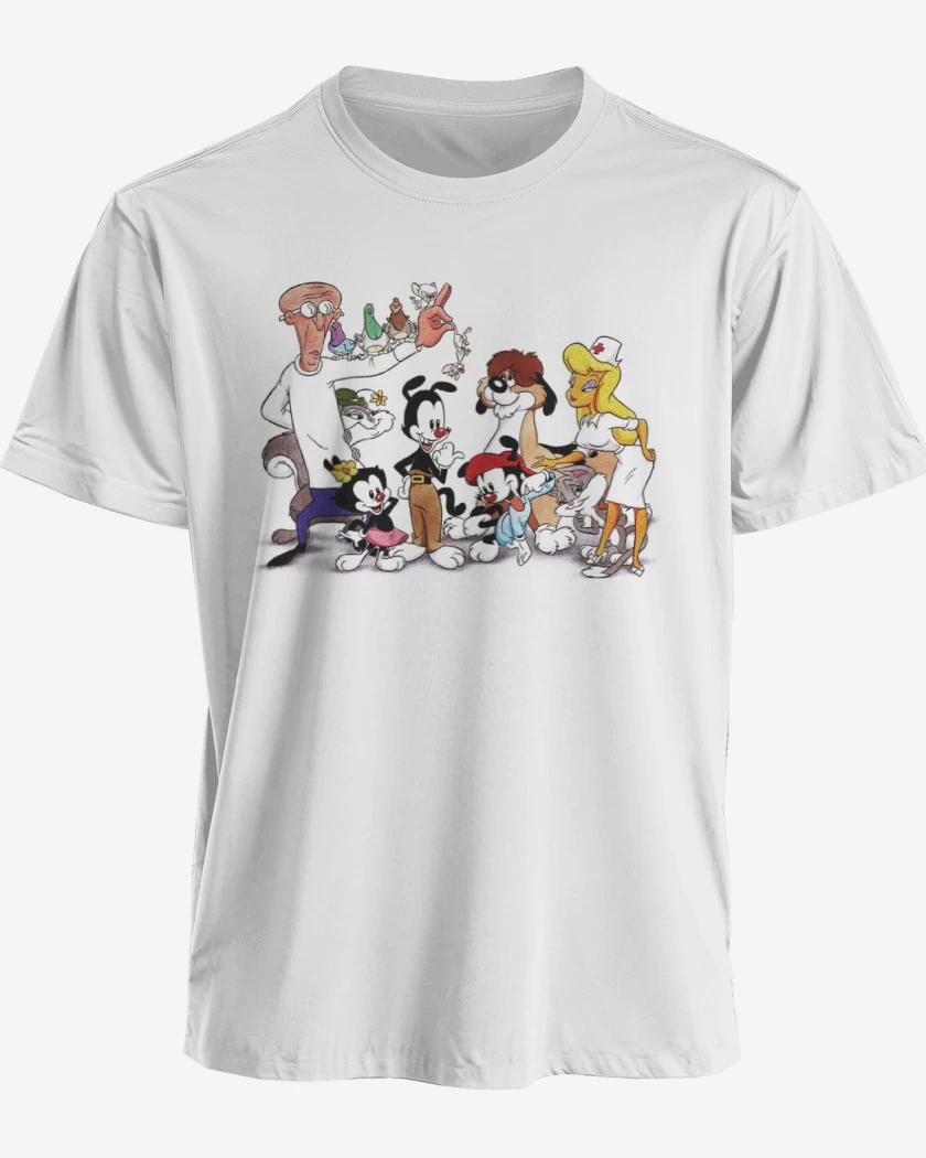 Polera premium Blanco de Animaniacs
