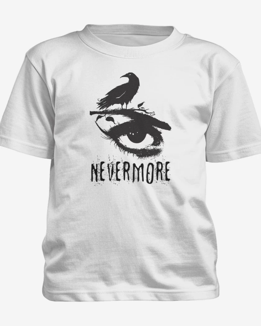 Polera de niño Blanco de nevermore 