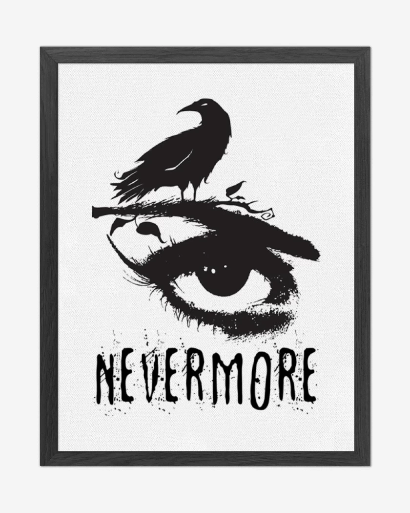 Cuadro decorativo Blanco de nevermore 