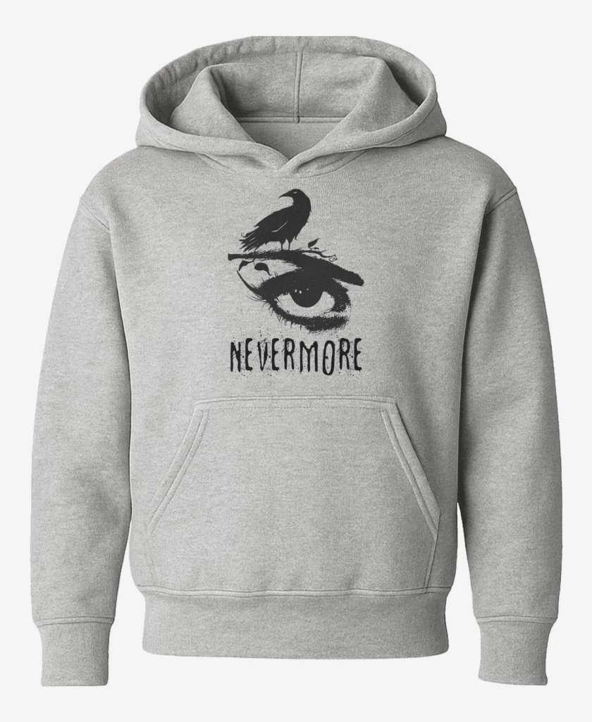 Poleron de niño Gris Melange de nevermore 