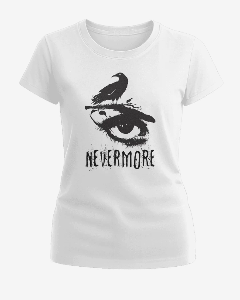 Polera de Mujer Blanco de nevermore 