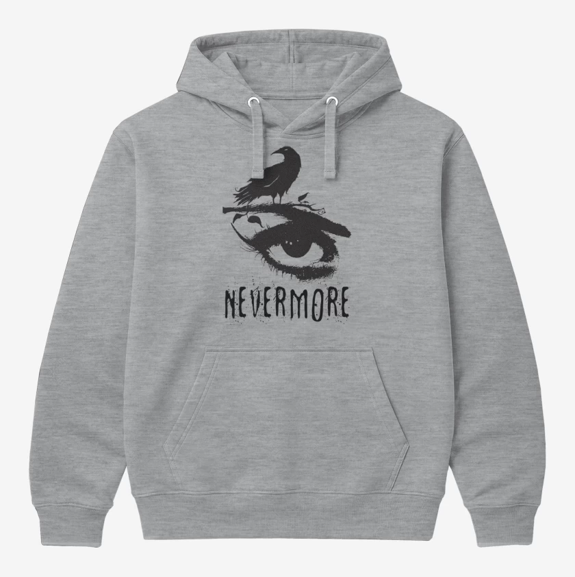 Polerón Canguro Gris Melange de nevermore 