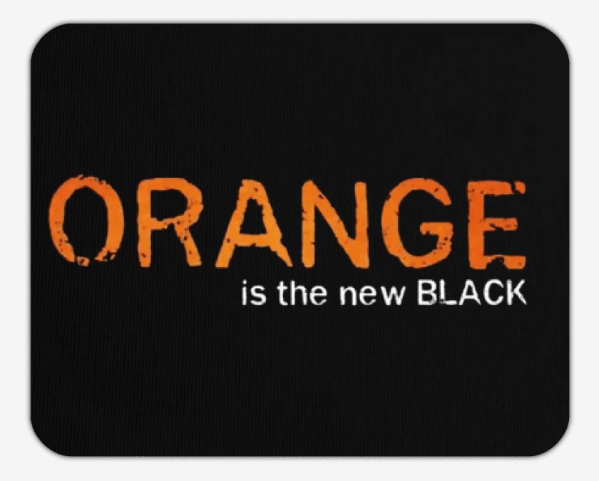 Mousepad Negro de Orange 