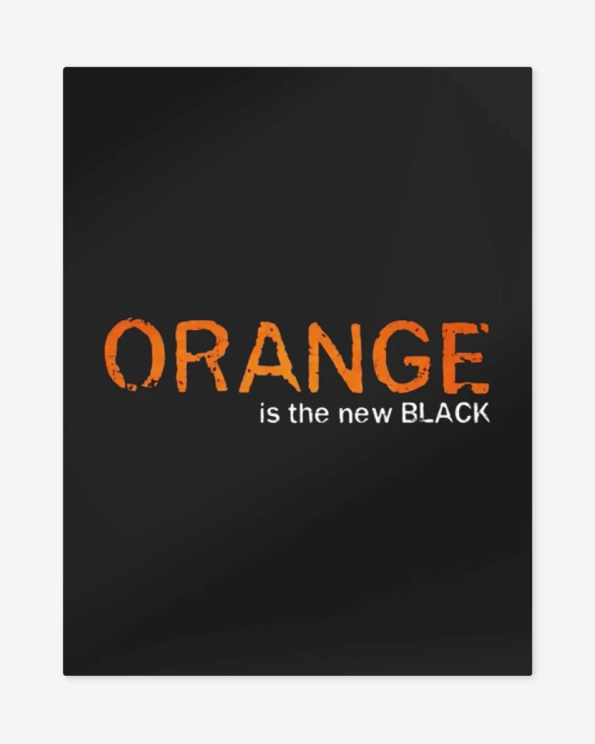 Print metalico Negro de Orange 