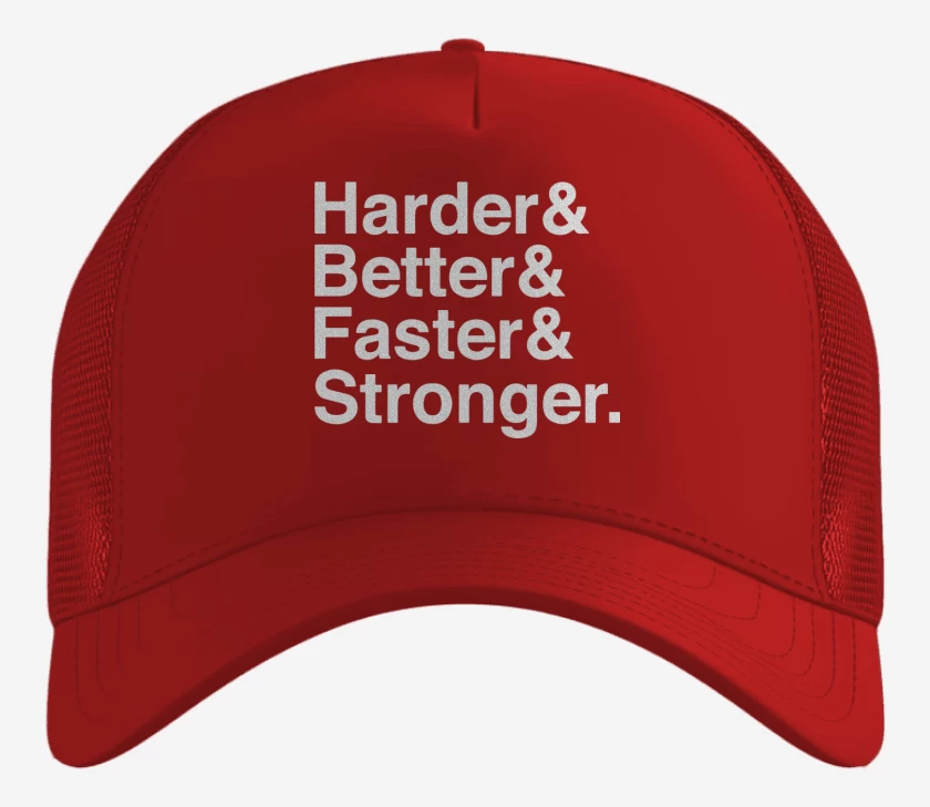 Gorro Harder Better Faster Stronger