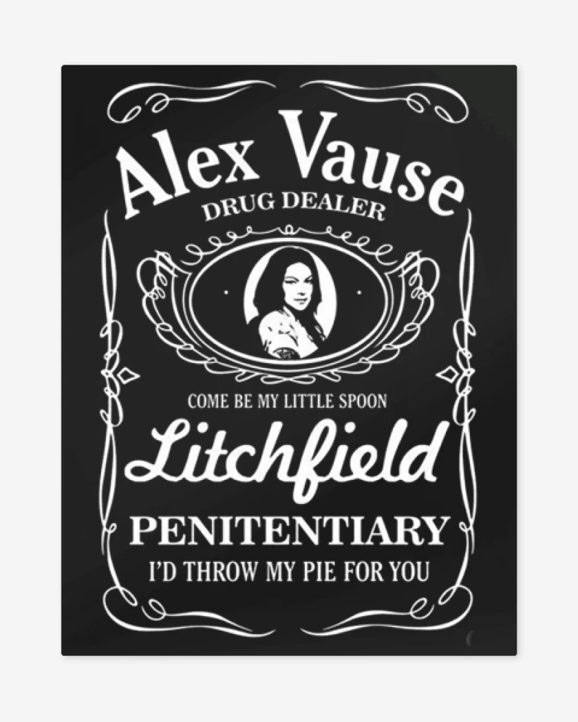 Print metalico Alex Vause 