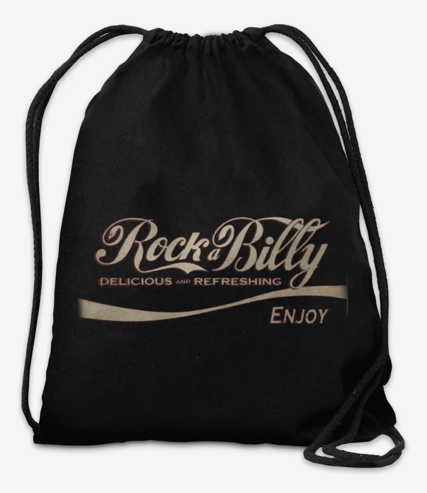 Mochila Negro de rock a billy 