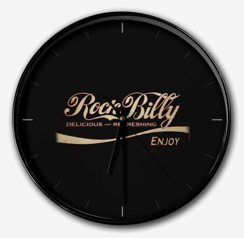 Reloj Negro de rock a billy 