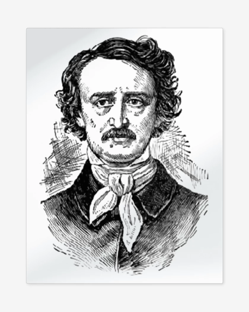 Print metalico Blanco de POE 