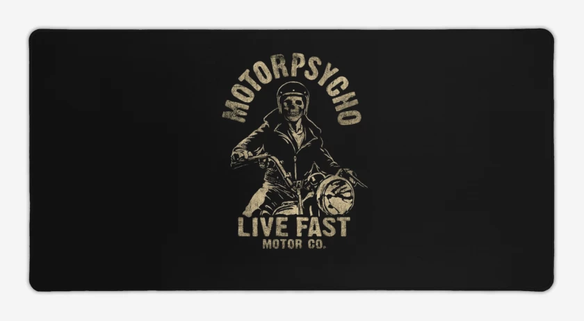 Mouse pad Gamer Negro de MOTO 2 