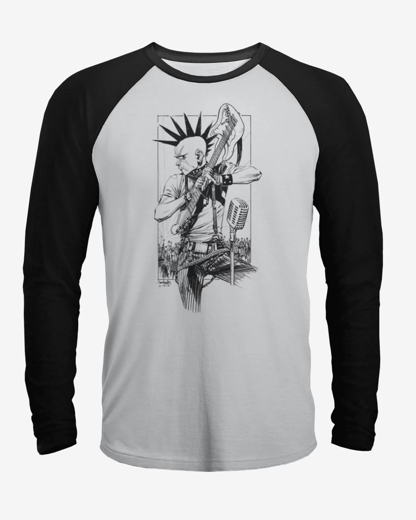 Polera Raglan punk 1 