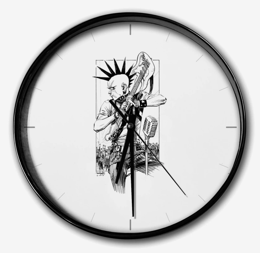 Reloj Blanco de punk 1 