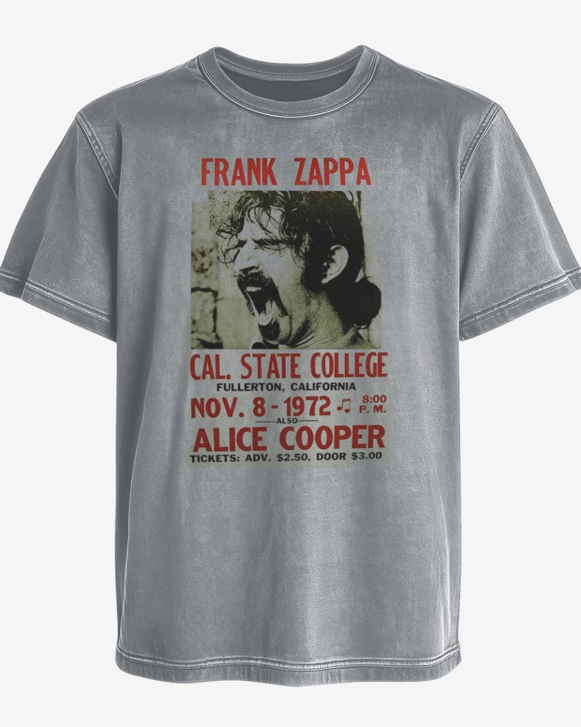 Polera desgastada Gris Melange de ZAPPA 