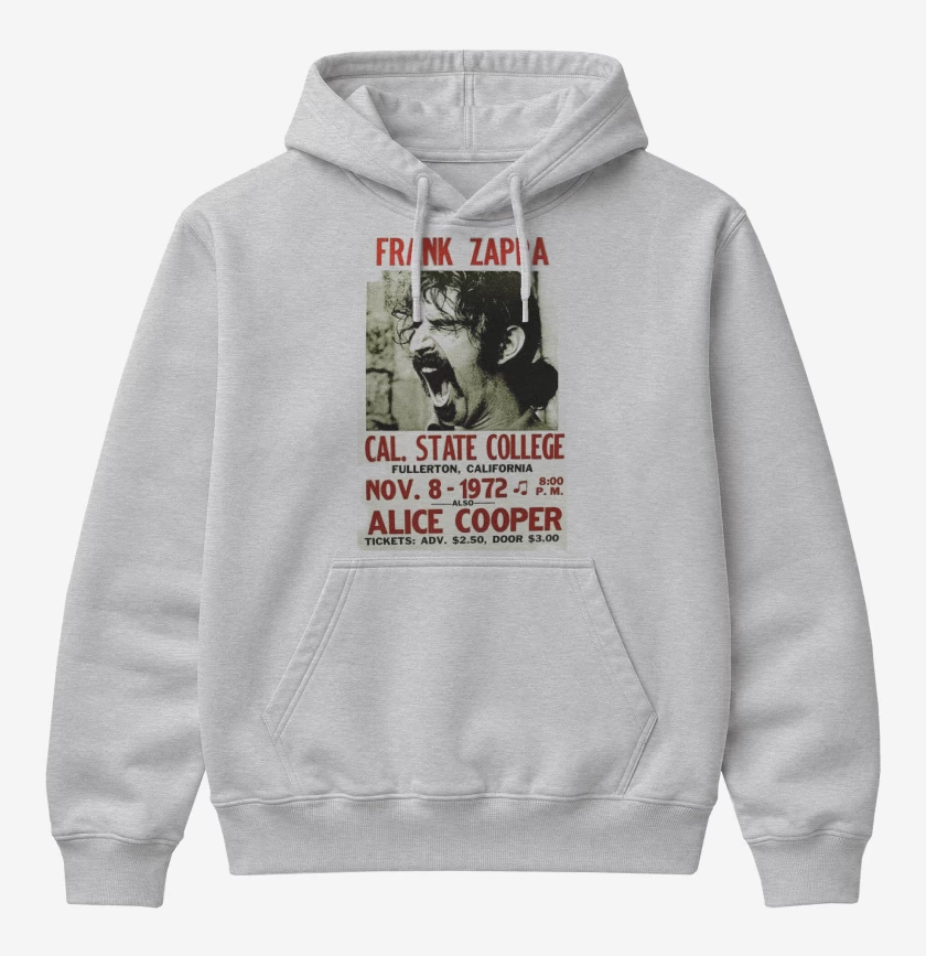 Poleron Canguro básico Gris Melange de ZAPPA 