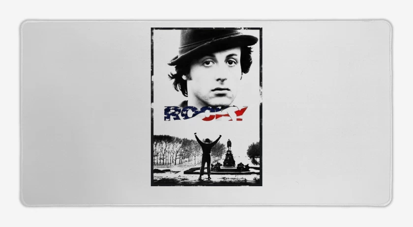 Mouse pad Gamer Blanco de Rocky 2