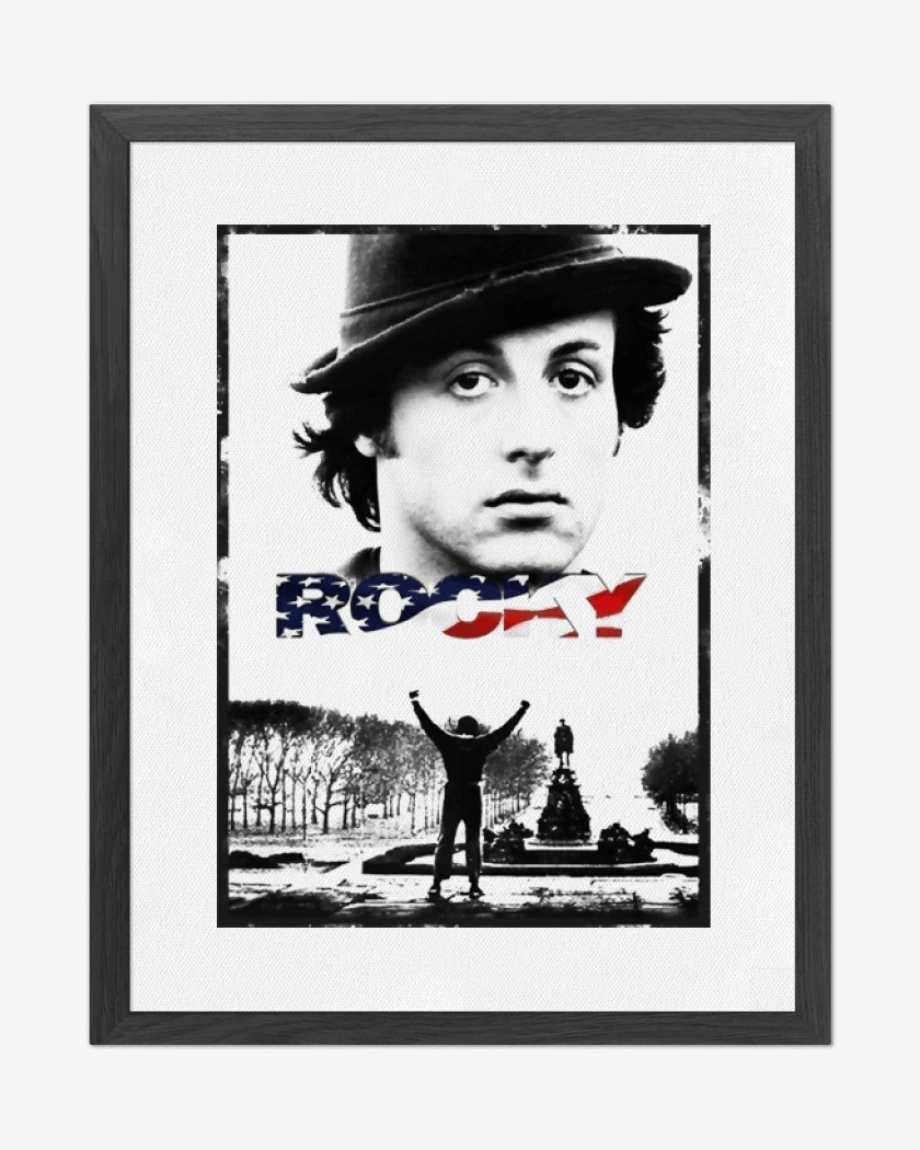 Cuadro decorativo Blanco de Rocky 2