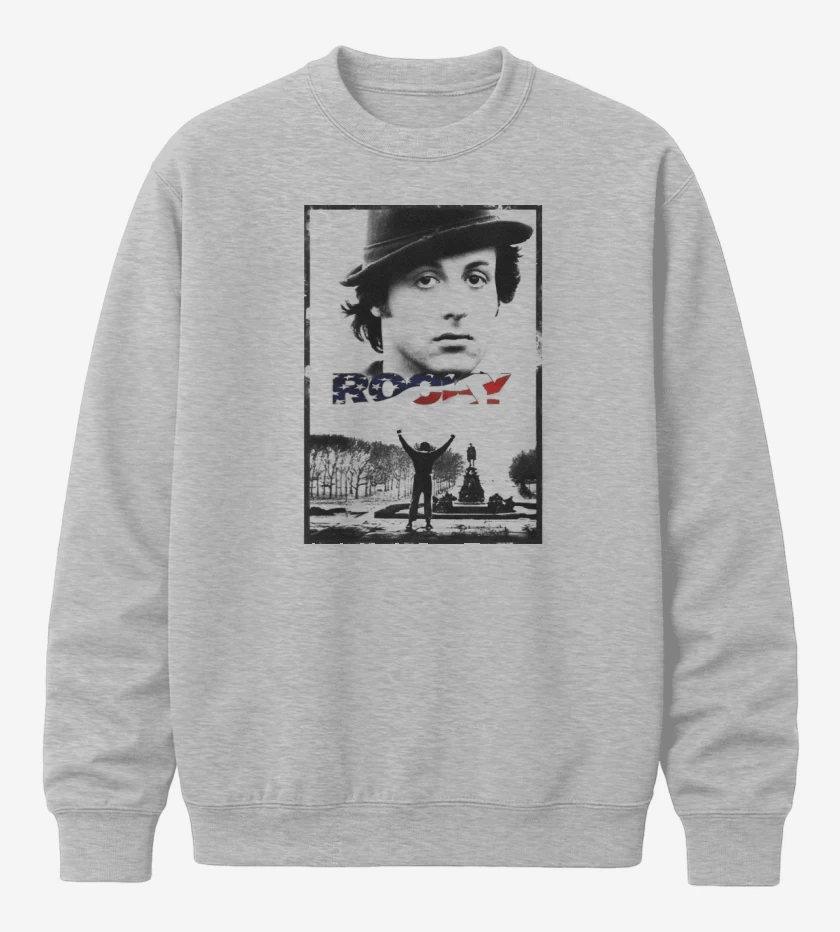 Poleron polo Gris Melange de Rocky 2