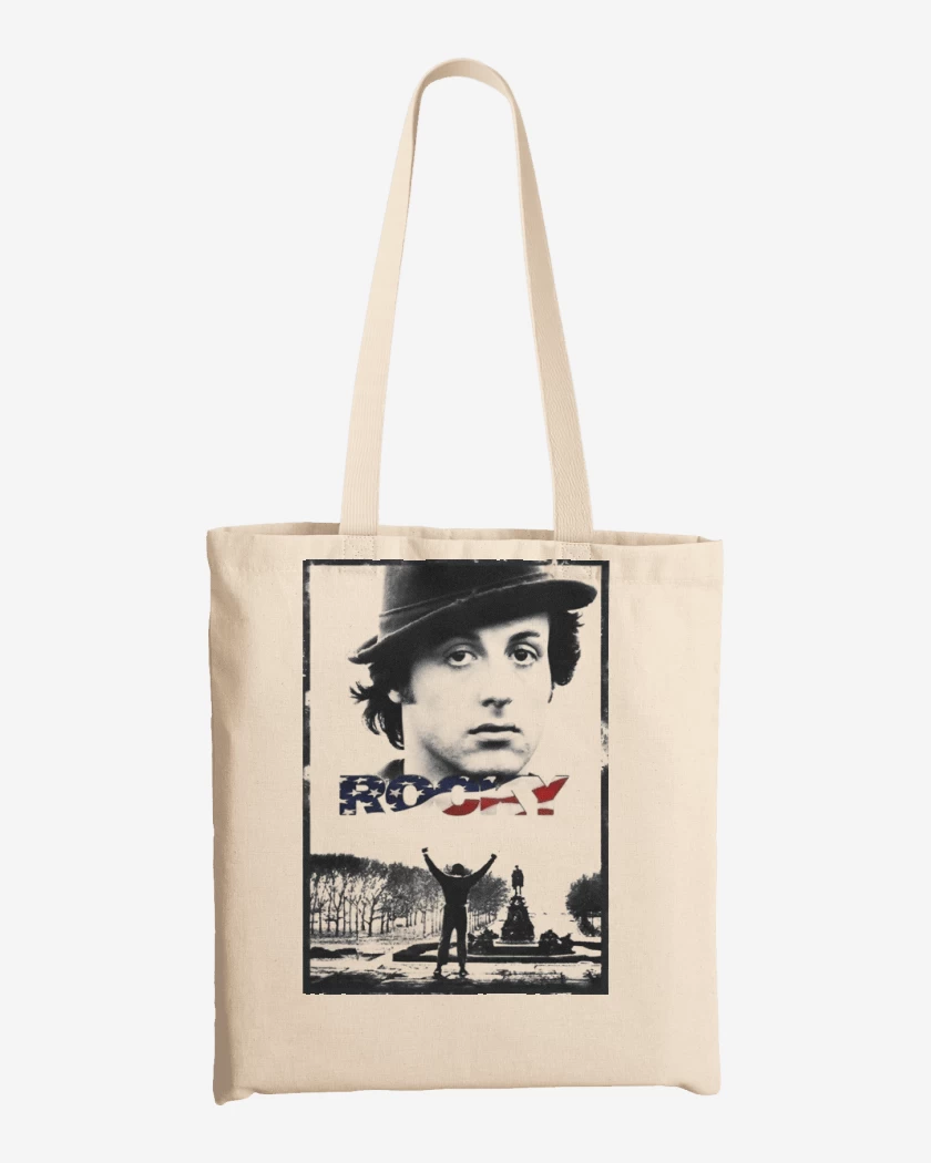 Totebag Blanco de Rocky 2