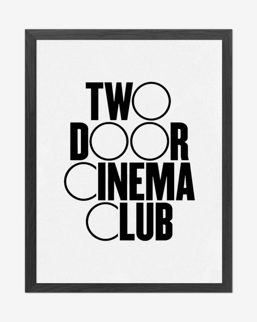 Cuadro decorativo Blanco de Two door cinema 