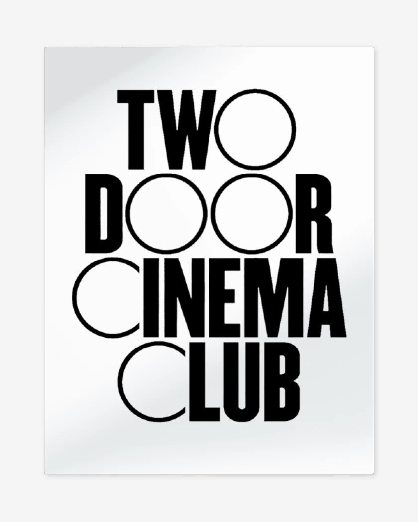 Print metalico Blanco de Two door cinema 