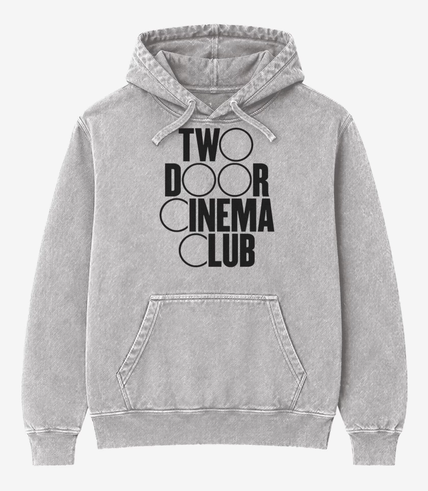 Poleron Canguro Acid Wash Gris Melange de Two door cinema 