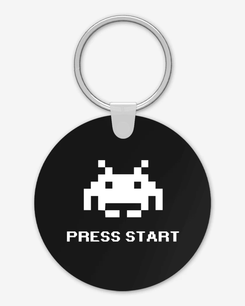 Llavero Press Start