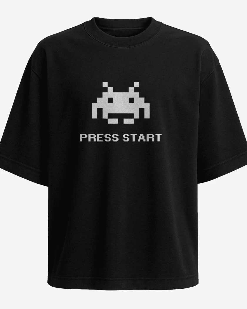 Polera Oversize Press Start