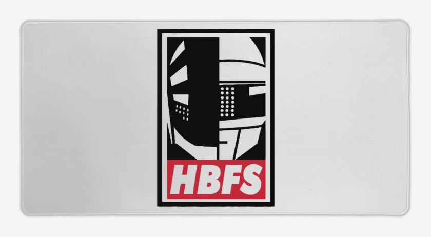 Mouse pad Gamer Blanco de HBFS