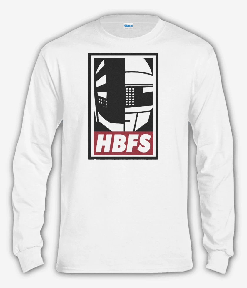 Polera manga larga Blanco de HBFS