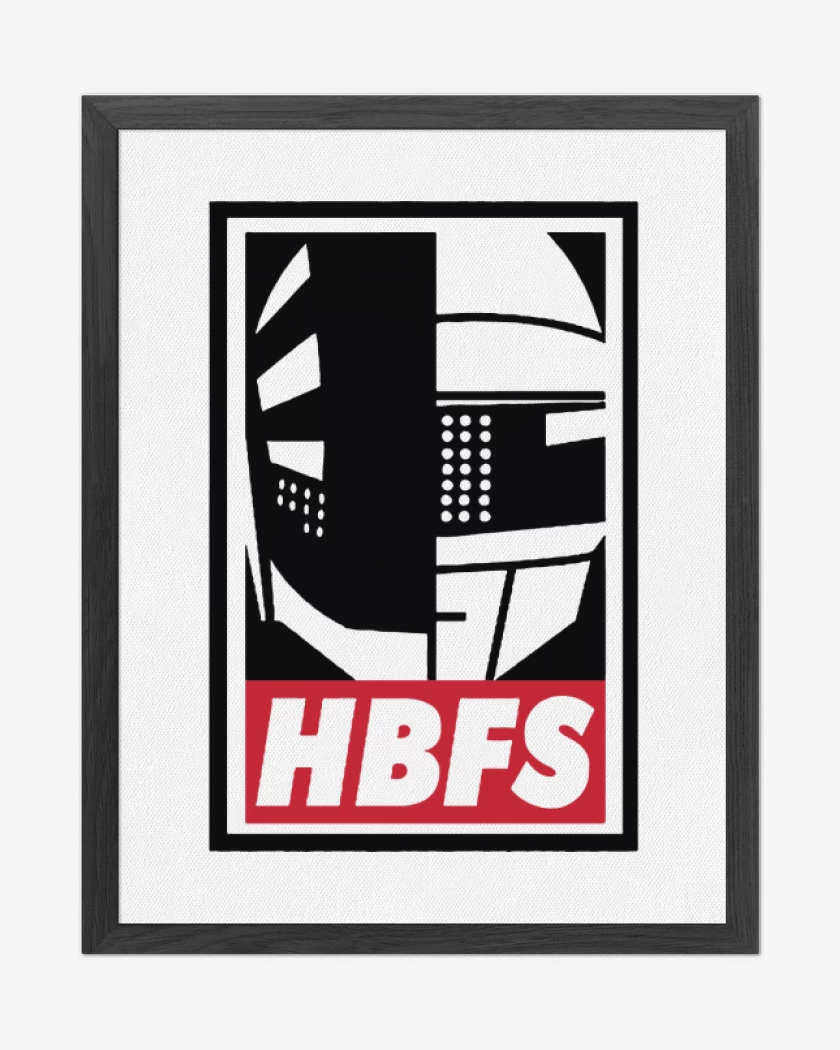 Cuadro decorativo Blanco de HBFS