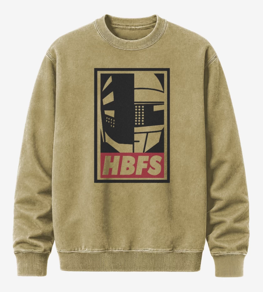 Poleron Polo Acid Wash Beige de HBFS