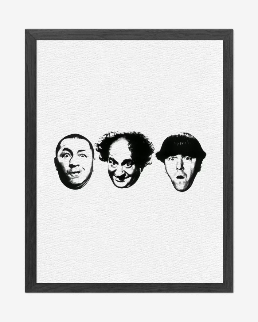 Cuadro decorativo Blanco de Tres chiflados