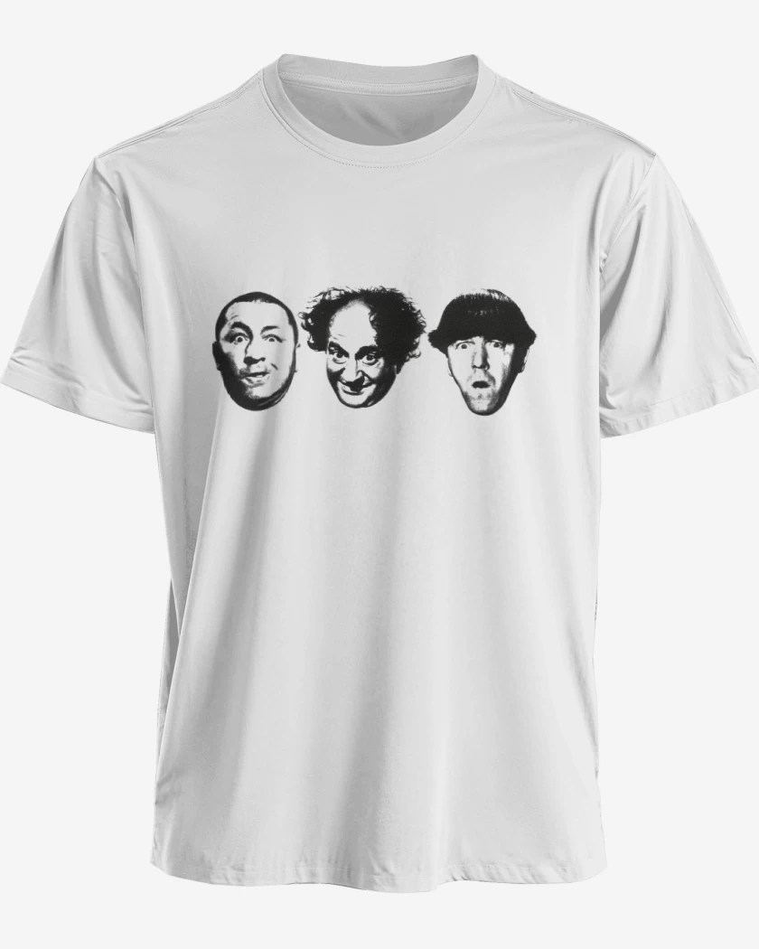 Polera premium Blanco de Tres chiflados
